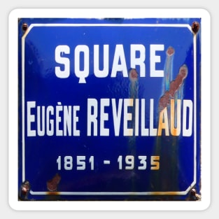 The French Square Sticker